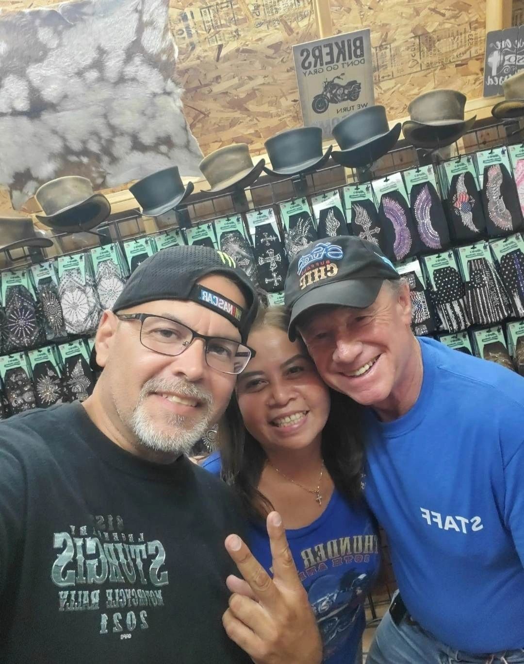 Event attendee at Daytona Bike Week.