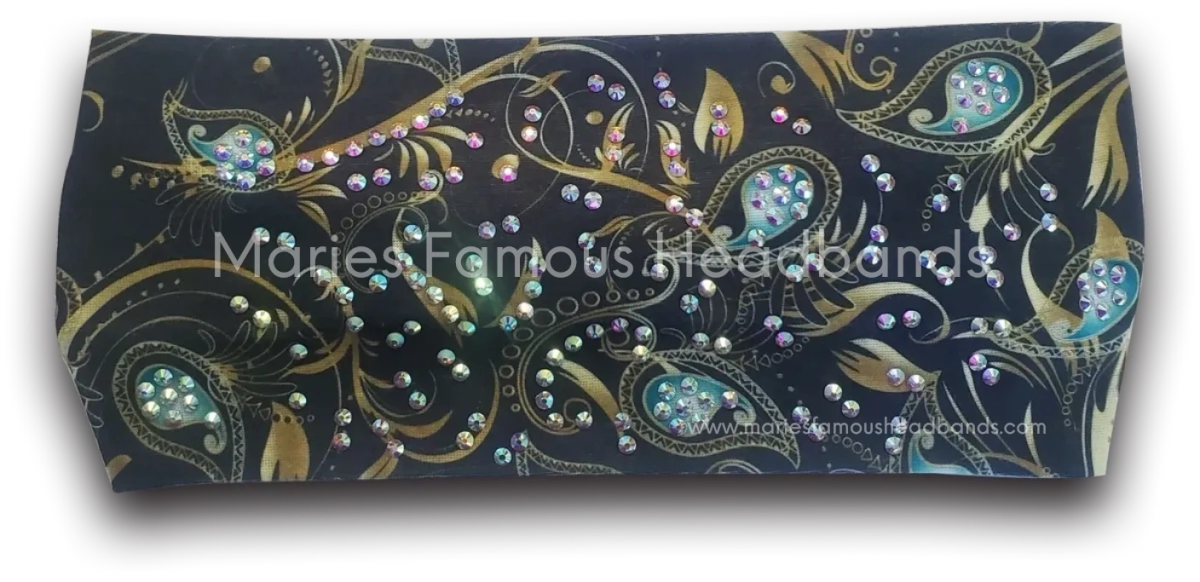 Gold Paisley