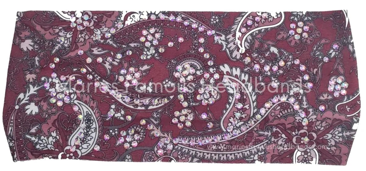 Paisley Maroon